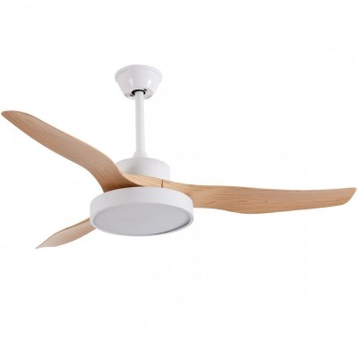 Ανεμιστήρας Οροφής LED CCT 2500lm 45W Με 3 Πτερύγια Wifi & Remote Control NITINAT
